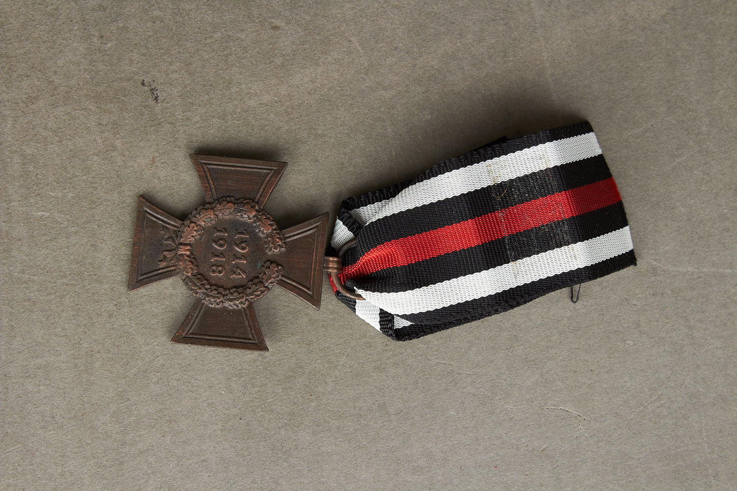 WW1/WW2 Tysk "Kriegsteilnehmerkreuz 1914-1918". Original.