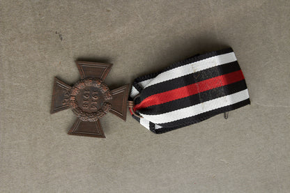 WW1/WW2 Tysk "Kriegsteilnehmerkreuz 1914-1918". Original.