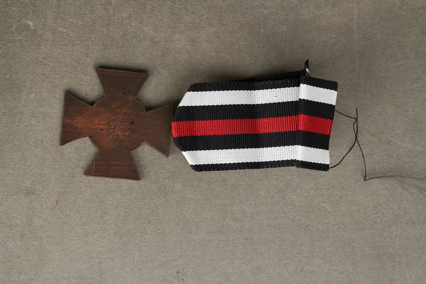 WW1/WW2 Tysk "Kriegsteilnehmerkreuz 1914-1918". Original.