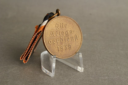 WW2 Tysk Kriegsverdienst Medalje. Original.