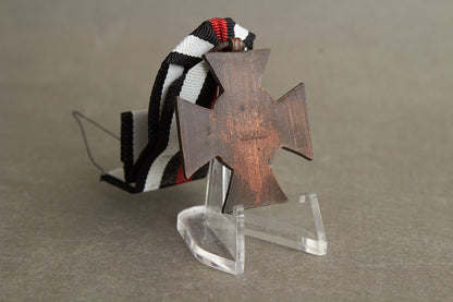 WW1/WW2 Tysk "Kriegsteilnehmerkreuz 1914-1918". Original.
