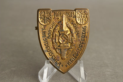 WW2 Tysk Tidlig 1933 NSKOV Tinnie. Sjælden. Original.