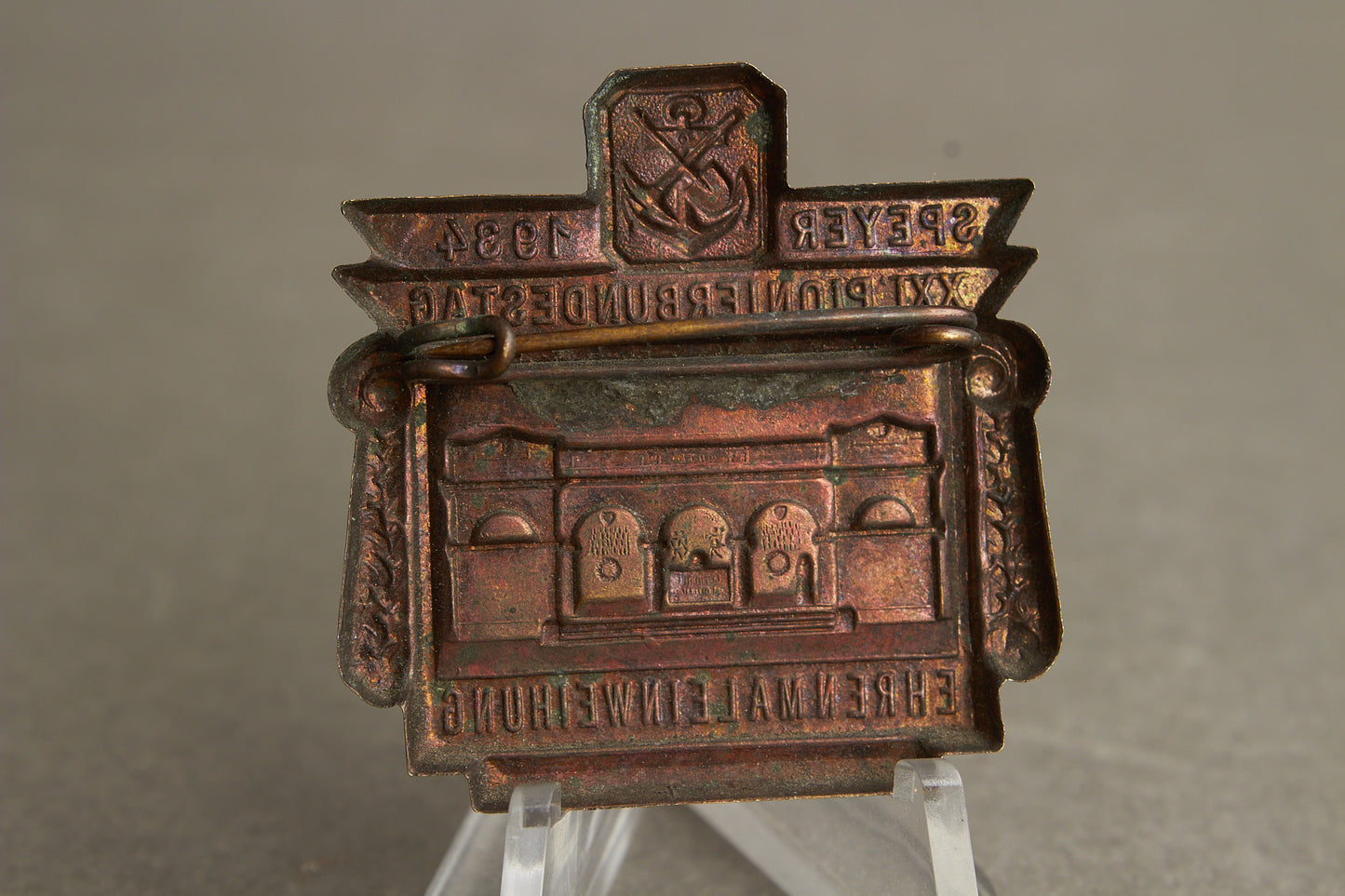 WW2 Tysk Tidlig 1934 Kriegsmarine Pioneer Tinnie. Sjælden. Original.