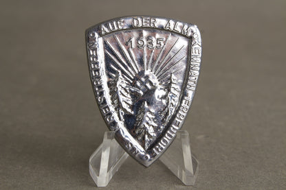 WW2 Tysk Tidlig NSDAP Tinnie. Original.