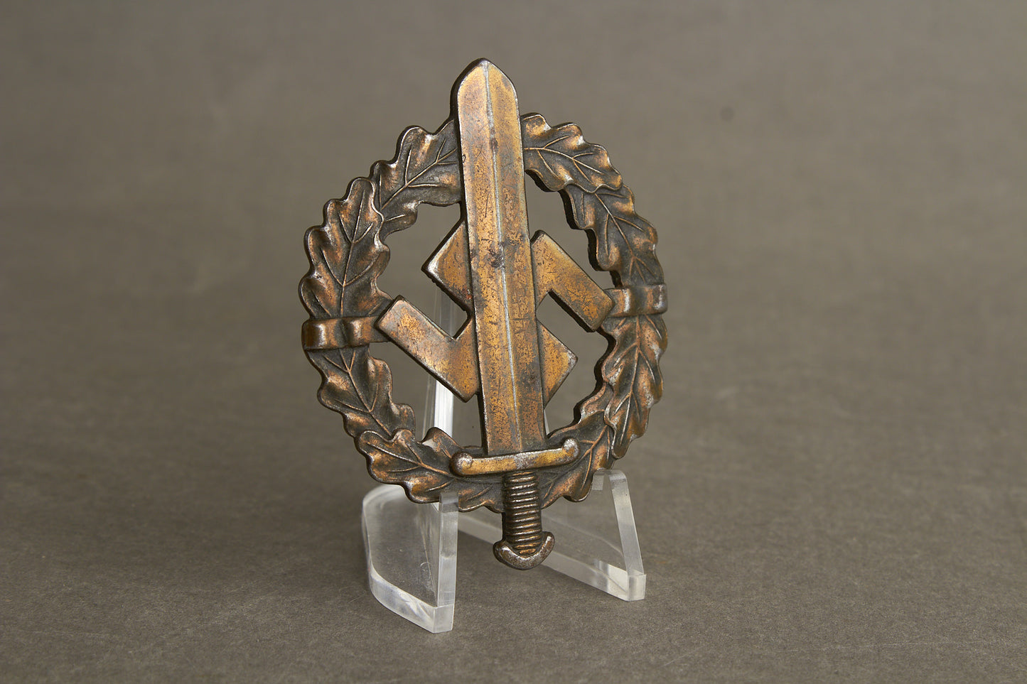 WW2 Tysk 2. Model "SA Sportabzeichen" i Bronze. Original.