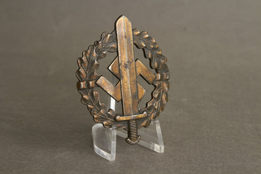 WW2 Tysk 2. Model "SA Sportabzeichen" i Bronze. Original.