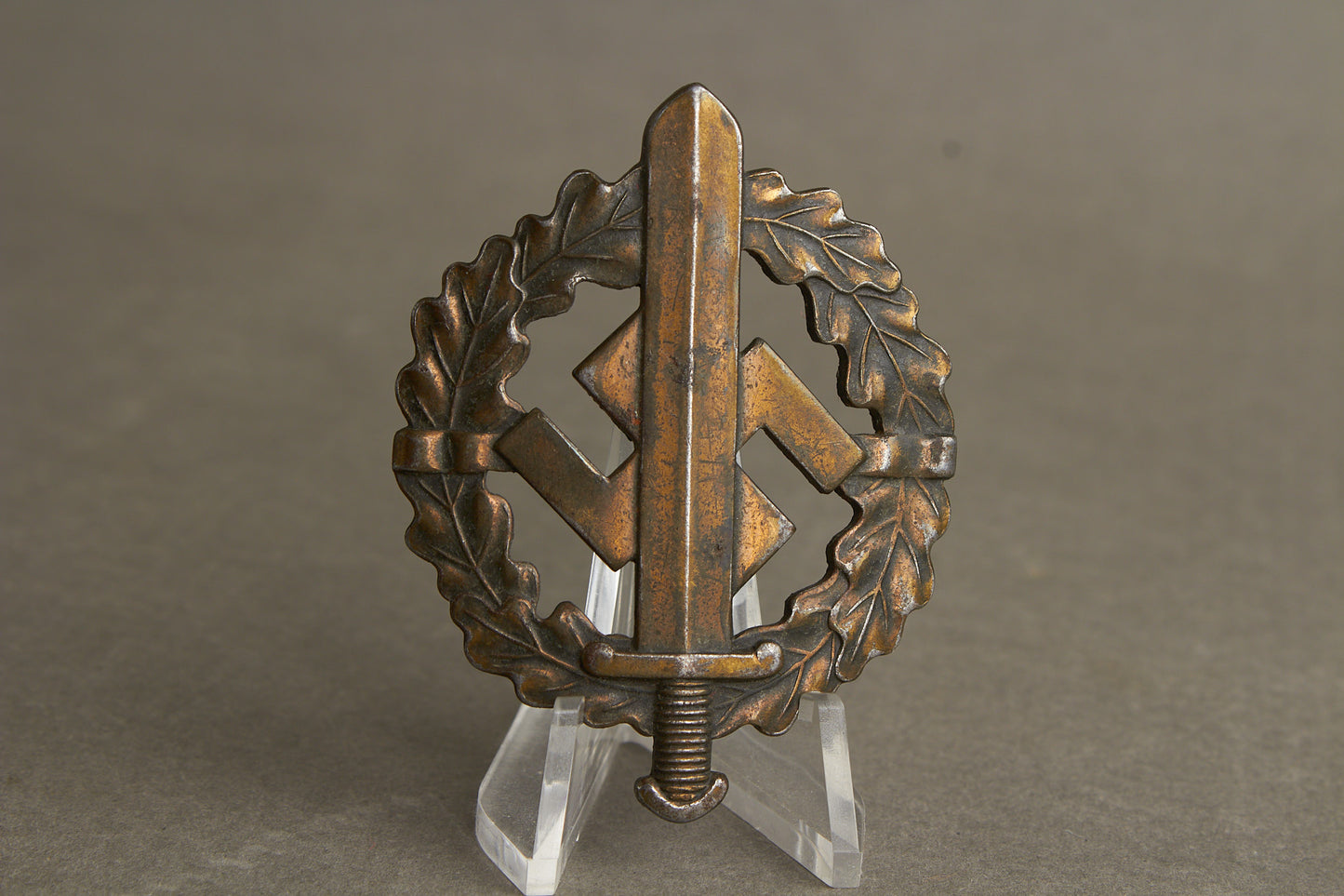 WW2 Tysk 2. Model "SA Sportabzeichen" i Bronze. Original.