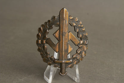 WW2 Tysk 2. Model "SA Sportabzeichen" i Bronze. Original.