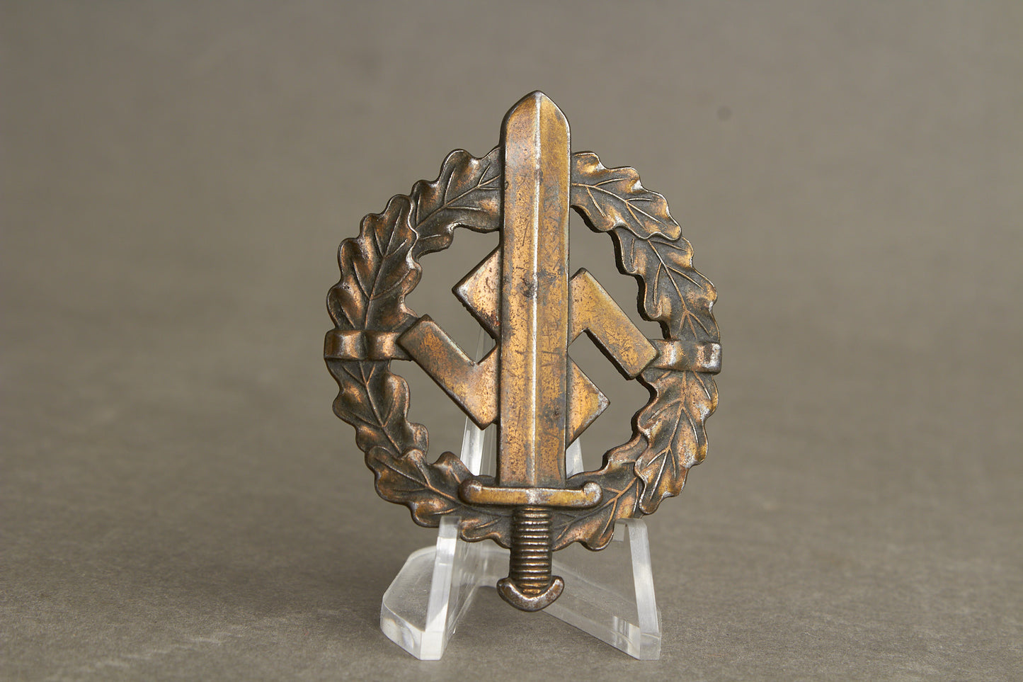 WW2 Tysk 2. Model "SA Sportabzeichen" i Bronze. Original.