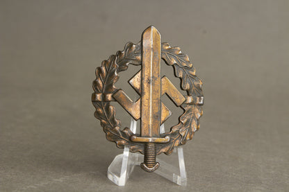 WW2 Tysk 2. Model "SA Sportabzeichen" i Bronze. Original.