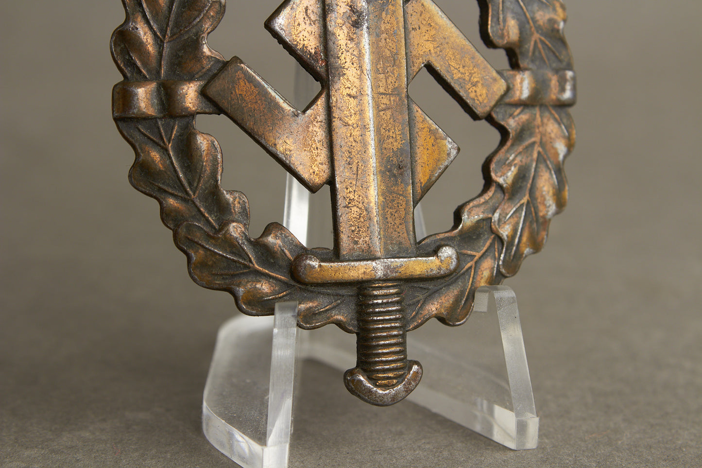 WW2 Tysk 2. Model "SA Sportabzeichen" i Bronze. Original.