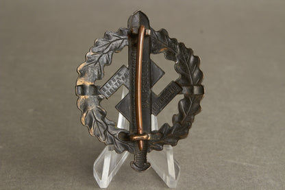 WW2 Tysk 2. Model "SA Sportabzeichen" i Bronze. Original.