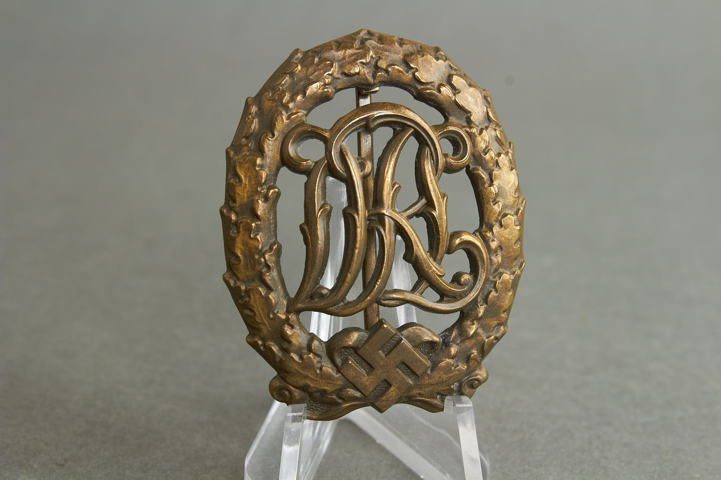 WW2 Tysk "Reichssportabzeichen DRL" i Bronze. Original.