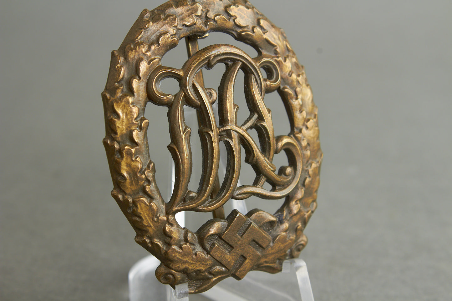 WW2 Tysk "Reichssportabzeichen DRL" i Bronze. Original.