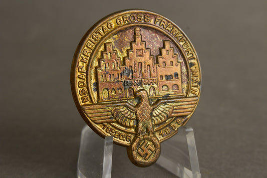 WW2 Tysk NSDAP Tinnie. Original.