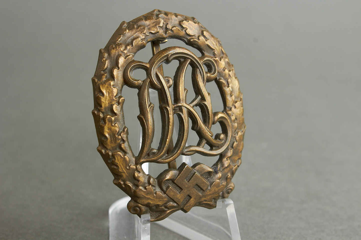 WW2 Tysk "Reichssportabzeichen DRL" i Bronze. Original.