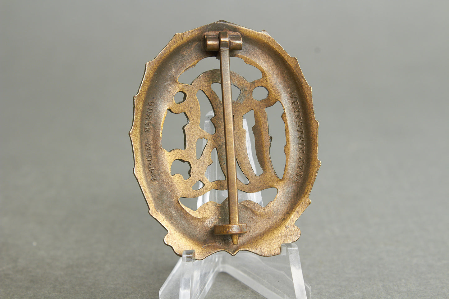 WW2 Tysk "Reichssportabzeichen DRL" i Bronze. Original.