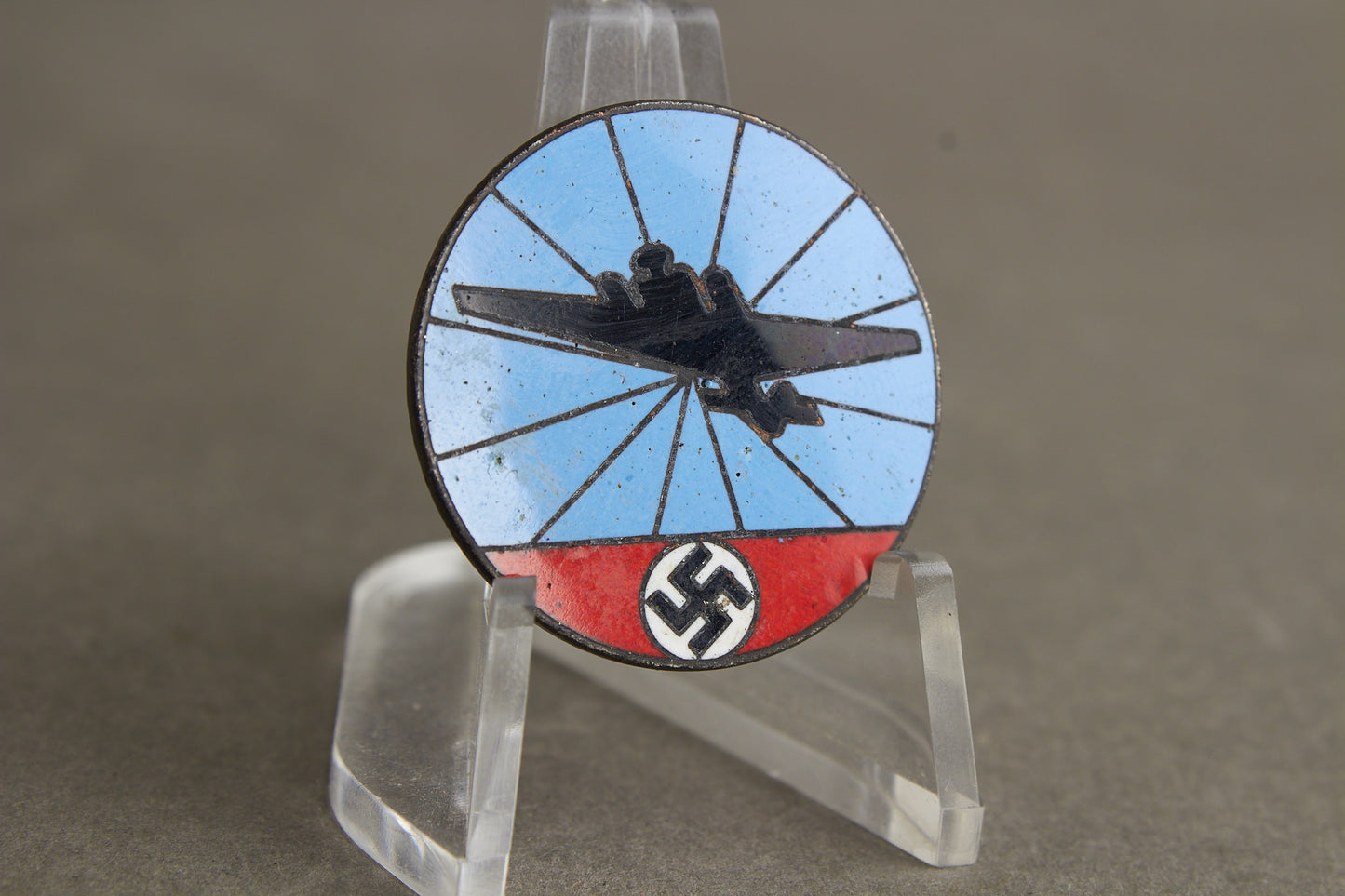 WW2 Tysk "Flugmeldedienste" Tinnie. Efterkrigs.