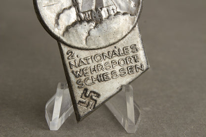 WW2 Tysk NSDAP Tinnie. Original.