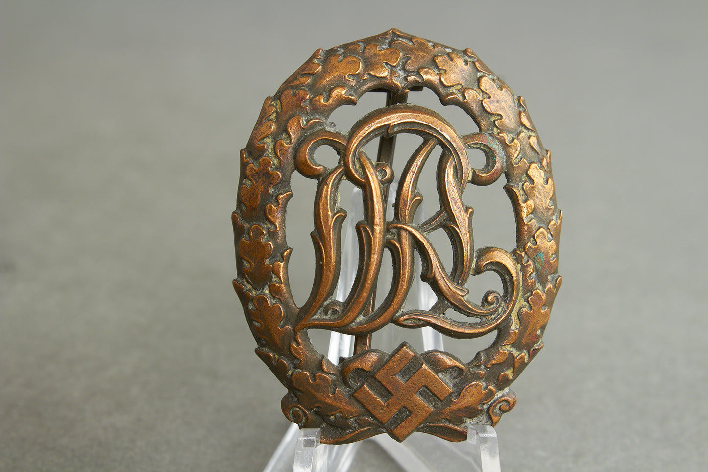 WW2 Tysk "Reichssportabzeichen DRL" in Bronze. Original.