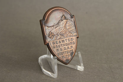 WW2 Tysk Tidlig 1934 NSDAP Tinnie. Original.