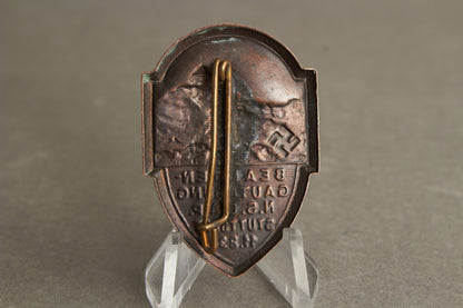 WW2 Tysk Tidlig 1934 NSDAP Tinnie. Original.