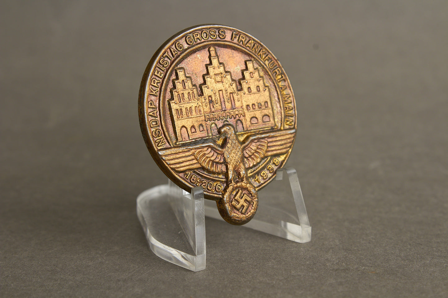 WW2 Tysk NSDAP Tinnie. Original.