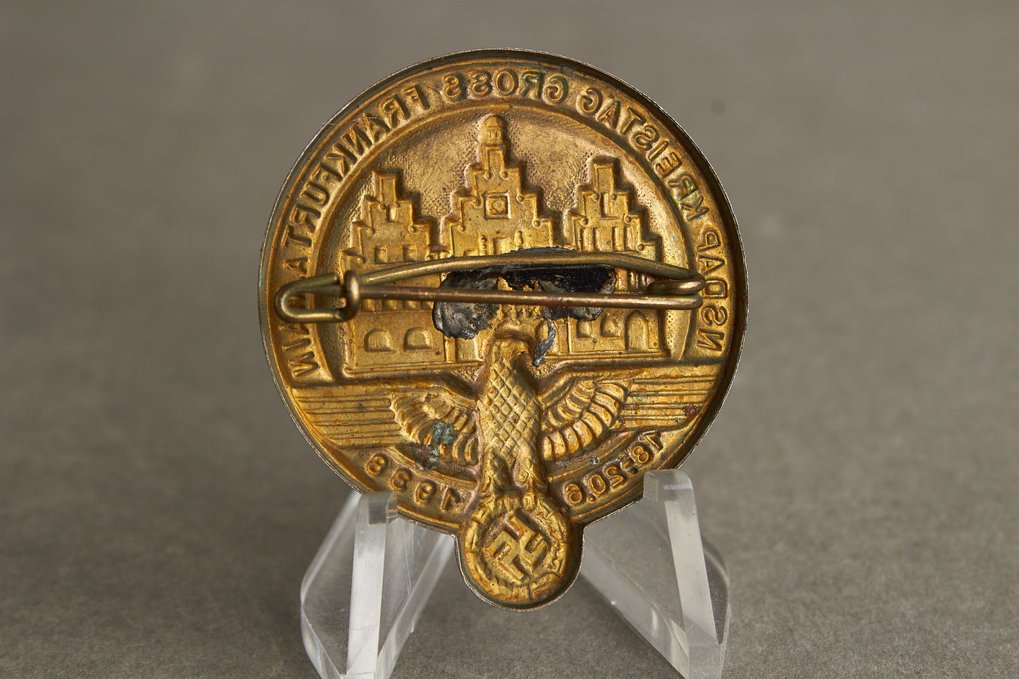 WW2 Tysk NSDAP Tinnie. Original.
