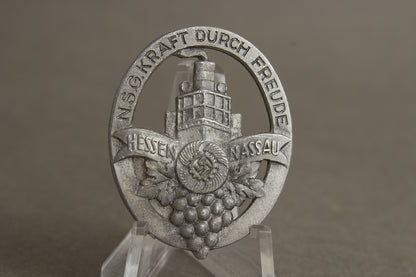 WW2 Tysk KdF "Kraft durch Freude" Tinnie. Sjælden. Original.