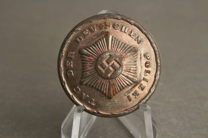WW2 Tysk "Tag der Deutschen Polizei" Tinnie. Sjælden. Original.