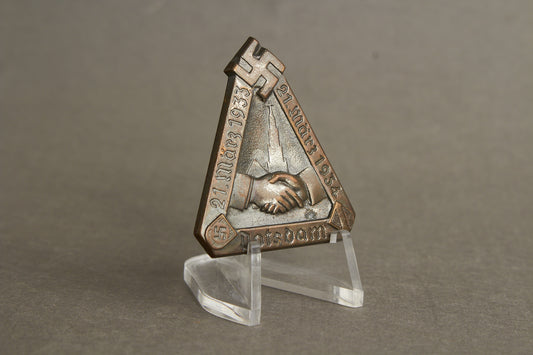 WW2 Tysk Tidlig 1933/34 NSDAP Tinnie. Sjælden. Original.
