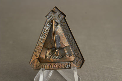 WW2 Tysk Tidlig 1933/34 NSDAP Tinnie. Sjælden. Original.