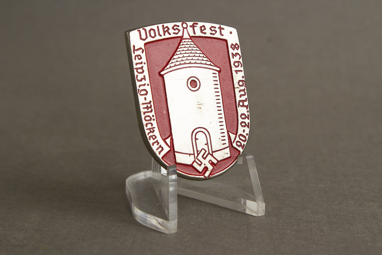 WW2 Tysk NSDAP Tinnie. En af de bedre. Original.