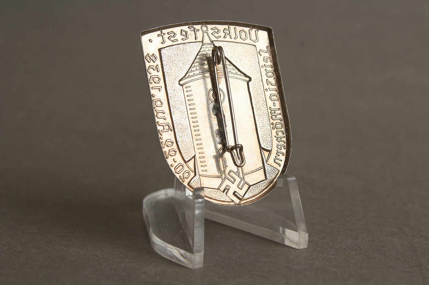 WW2 Tysk NSDAP Tinnie. En af de bedre. Original.