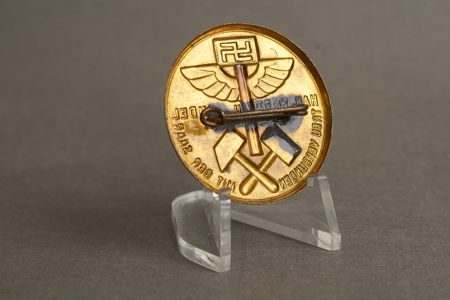 WW2 Tysk "Handwerk u. Handel" Tinnie. Original.