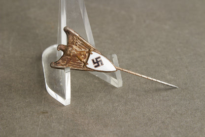 WW2 Tysk "Treuewerk der Betriebsgemeinschaften der Luftfahrt" Medlemspin. Sjælden. Original.