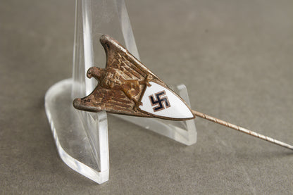 WW2 Tysk "Treuewerk der Betriebsgemeinschaften der Luftfahrt" Medlemspin. Sjælden. Original.