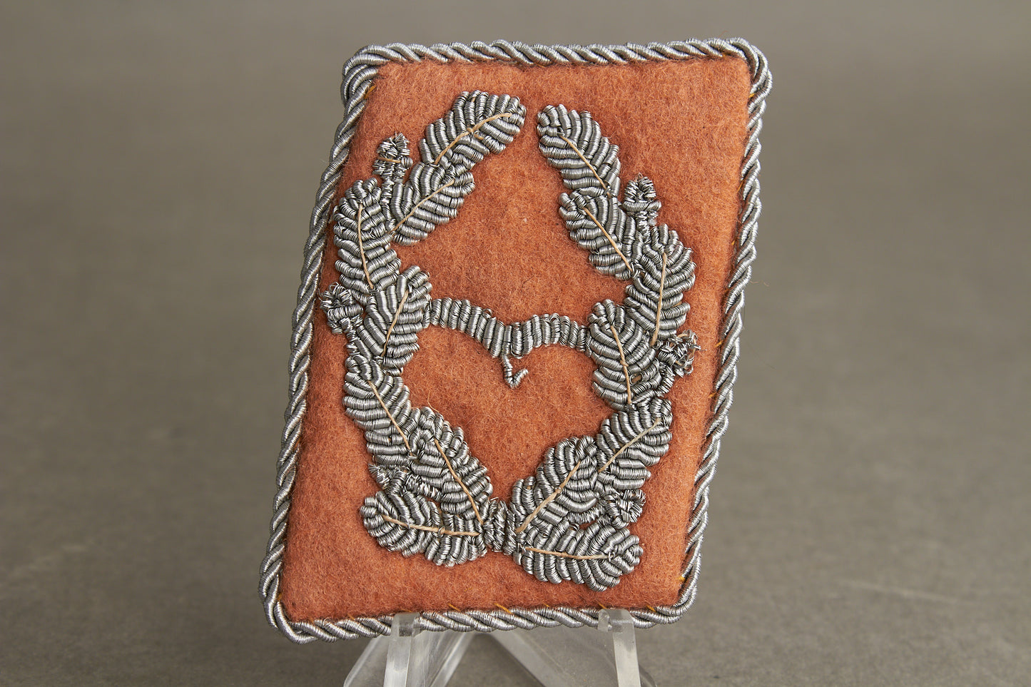 WW2 Tysk Luftwaffe Officer Kravespejl. Original.