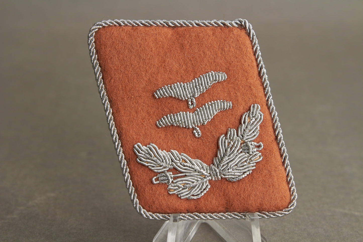 WW2 Tysk Luftwaffe Officer Kravespejl. Original.