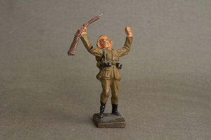 WW2 Tysk Lineol Legetøjssoldat. Original.