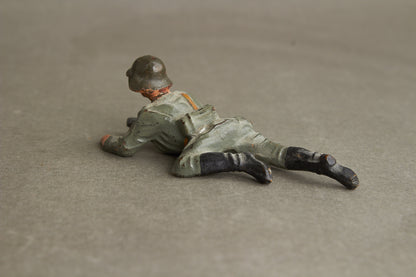 WW2 Tysk Lineol Legetøjssoldat. Original.