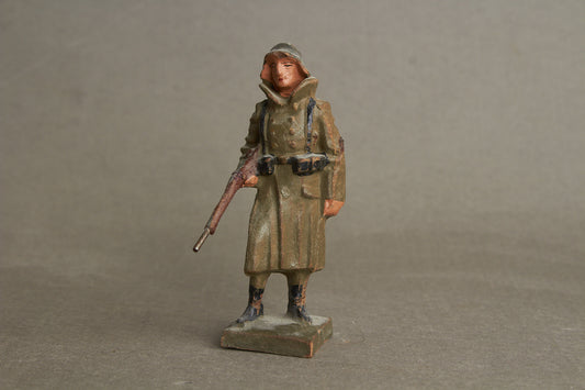 WW2 Tysk Lineol Legetøjssoldat. Original.