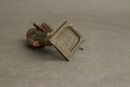 WW2 Tysk Lineol Legetøjssoldat. Original.
