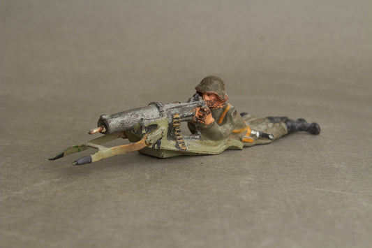 WW2 Tysk Lineol Legetøjssoldat. Original.