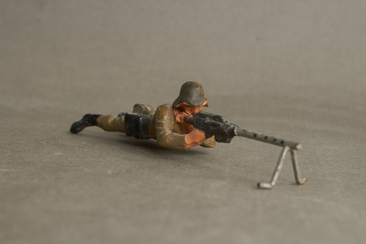 WW2 Tysk Lineol Legetøjssoldat. Original.