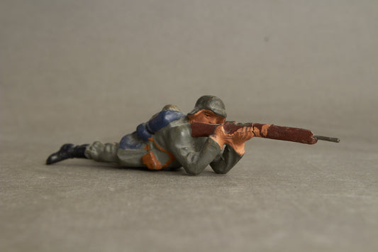 WW2 Tysk Lineol Legetøjssoldat. Original.
