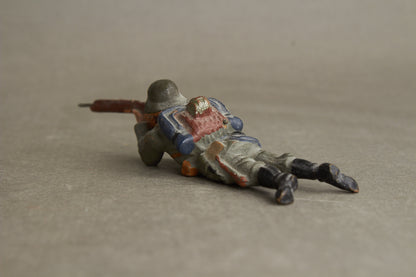 WW2 Tysk Lineol Legetøjssoldat. Original.