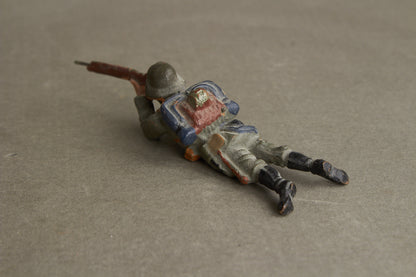 WW2 Tysk Lineol Legetøjssoldat. Original.