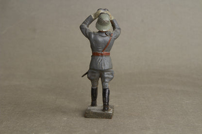 WW2 Tysk Lineol Luftwaffe Officer Legetøjssoldat. Original.
