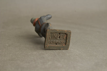 WW2 Tysk Lineol Luftwaffe Officer Legetøjssoldat. Original.